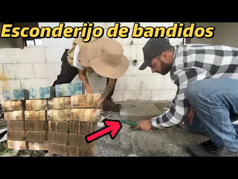 dinheiro milionário escondido no QG do narcotráfico!