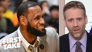 LeBron is more likely to leave the Lakers than win a title for L.A. - Max Kellerman | First Take