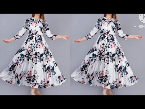 umbrella kurti frock cutting stitching | How to make umbrella kurti | kurti kaise banaye