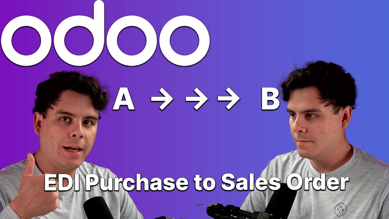 EDI Purchase to Sales Order | Odoo Purchase | 28.04.2025

In this video, learn how to use Odoo's Electronic Data Interchange (EDI) feature to import a Purchase Order from one Odoo ...