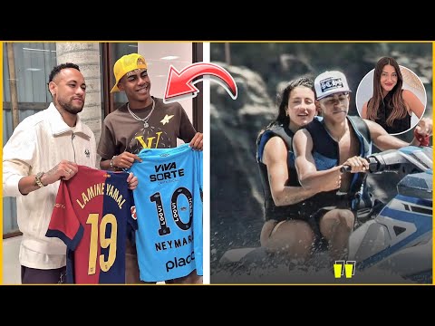 LAMINE YAMAL AVEC NEYMAR ET SA POTE DE 30 ANS..  LAISSONS LE VIVRE !