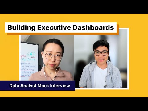 Data Analyst Interview | Building Executive Dashboards at Shopify