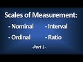 Measurement Scales in Statistics