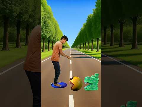 wait me jump on new colour monster Pac-Man vs Big monster Pac-Man #youtubeshorts