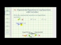 Understanding Logarithmic and Exponential Equations