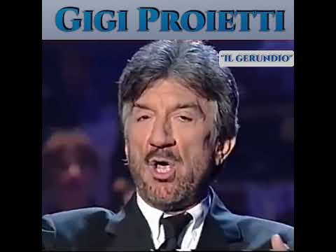 Gigi Proietti "IL GERUNDIO" #cult