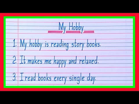 10 Lines On My Hobby in English | Essay On My Hobby in English | My Hobby Essay in English