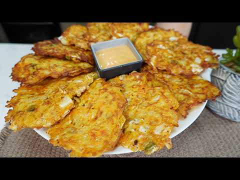 TORTITAS DE VERDURAS RICAS Y RAPIDAS DE HACER