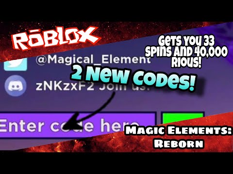 Magic Elements Codes Roblox 07 2021 - elements roblox