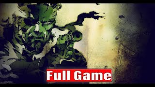 Metal Gear Solid 3 Snake Eater Full Game Gameplay Walkthrough No Commentary 4K (#MGS3 Full Game)