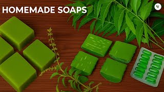 Aloe vera , Neem Soap  || herbal & organic homemade soaps.