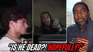 IRL Streamer Clavicular Runs Over Stalker on Live. Banned From Kick Platform. 