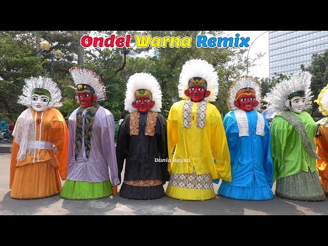 Ondel Ondel Betawi Tebak Nama Warna Lagu Remix Di Parade Ondel 79