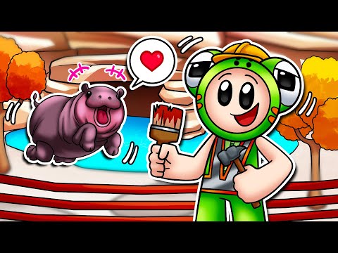 สร้างบ้านใหม่ให้หมูเด้ง!Roblox:ZooWorldTycoon