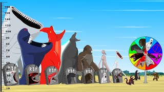 GODZILLA vs EL GRAN MAJA, SHARK, BLOOP, Megalodon: Top Strongest MonsterTransformations - CARTOON