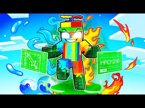 Using ADMIN COMMANDS on an ELEMENTAL One Block!