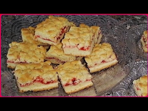 المبروشة بأسهل طريقة بحشوة المربى