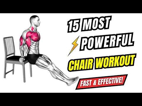 15 Chair Workouts That Actually Transform Your Body!
