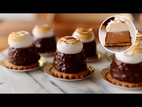 S’mores Cake🔥🍫  The Ultimate Gooey & Crunchy Dessert! (No Gelatin)