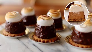 S’mores Cake🔥🍫  The Ultimate Gooey & Crunchy Dessert! (No Gelatin)