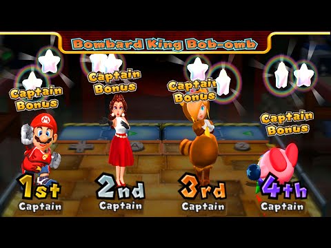 Mario Party 9 Toad Road Minigames - Mario vs Rosalina vs Peach vs Toad Gameplay | MarioGame