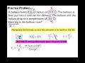 Charles's Law and Temperature Relationships