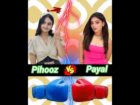Pihoozz Vs Payal Jain @pihoozz @thepaayaljain #shorts aayu and pihu show