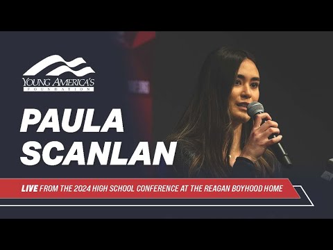 Paula Scanlan LIVE at the High School Conference at the Reagan Boyhood Home