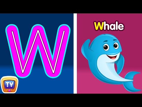 Tracing Uppercase and Lowercase Letters - Letter Ww and Letter Xx - ChuChuTV Toddler Learning Videos