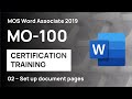 Document Formatting and Setup Concepts