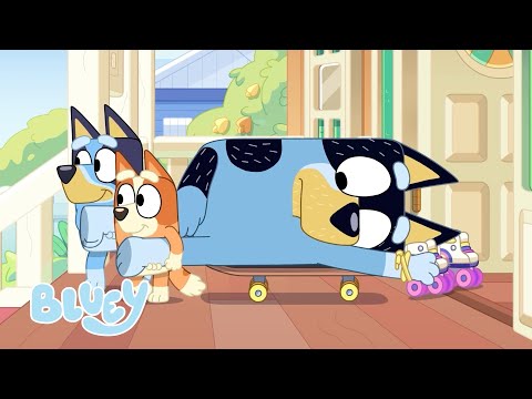 Bluey und Bingo Helfen Papa ins Auto 😁 🚙 | Bluey - Deutsch Offizieller Kanal