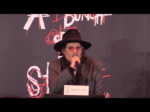 YouTube video thumbnail: Johnny Depp Says Making art is 'Necessary' to him at Tokyo Exhibition