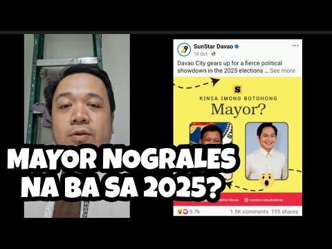 Karlo Nograles lamang kay Digong Duterte sa survey ng Sunstar Davao!