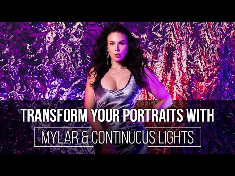 Transform Your Studio Portraits with Mylar and Continuous Lighting