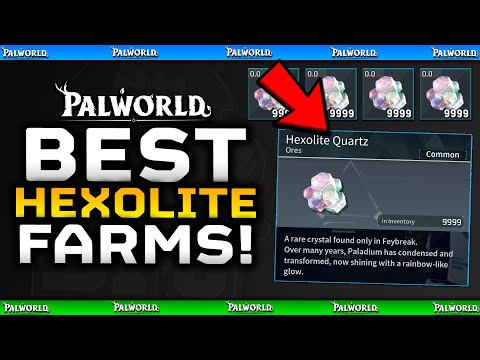 BEST HEXOLITE QUARTS FARMS / Best Farming Base Locations / Palworld Feybreak DLC Update Guide