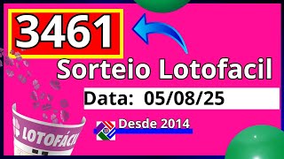 Lotofácil 3461 - Resultado Lotofacil Concurso 3461