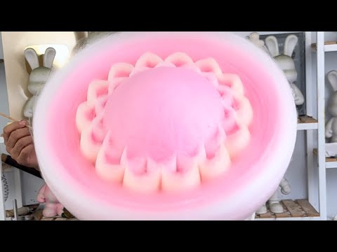 Cotton candy making process  棉花糖艺术