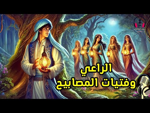 قصة الراعي وفتيات المصابيح، من القصص المشوقة قبل النوم، ضع السماعات واستمع، سوق الحكايات والقصص