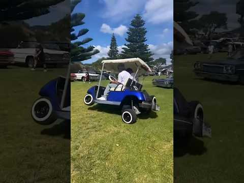 THE ONLY WAY I'D GET INTO GOLF! #GolfingHomies #Golf #Birdie #LowriderGolfCart #Lowrider #3Wheelin