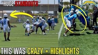 The Los Angeles Chargers MINICAMP Looks ELECTRIC Already...