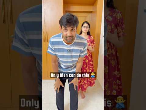 Only men can do this ?? ๐ญ๐ญ #vijayandvaishu