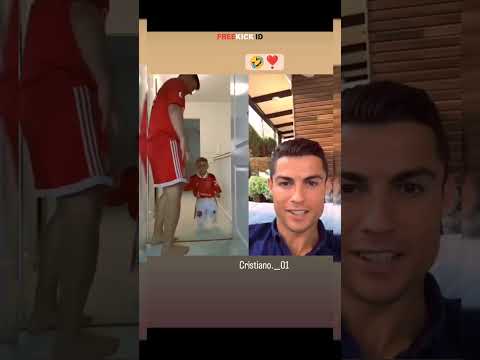 Ronaldo reaction #shorts #football #freekick