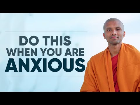 Do this when you are anxious | Buddhism In English