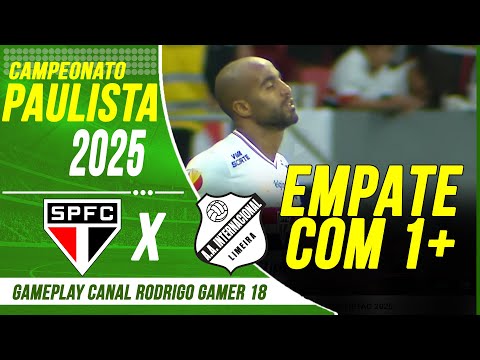 SÃO PAULO X INTER DE LIMEIRA AO VIVO COM IMAGEM - CAMPEONATO PAULISTA 2025 - ASSISTA AGORA!