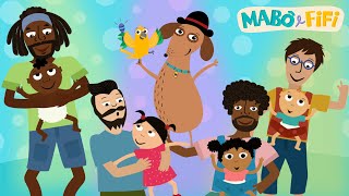 Feliz Dia dos Pais |PA-PAPAI | Dançando com Mabô e Fifi  | vídeo infantil musical