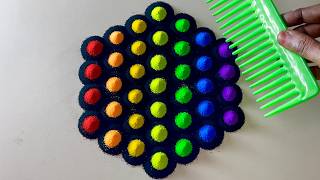 I’m Not Dangerous… I’m Just Cute 🐯 | Cute Tiger Rangoli | Rangoli by vino