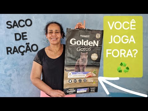 Faça Você Mesmo Decoração Construir e Reformar  da Reciclagem de Latas e Sacos de Ração para Pet