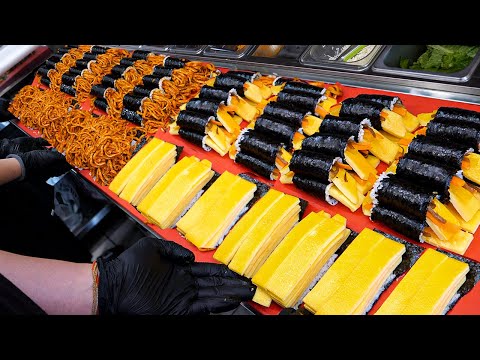 7평 김밥집에서 하루 1,000줄 완판?! 역대급 청결한 미친 퀄리티 꼬마김밥 Korean Rice Roll, Gimbap l Korean Street Food