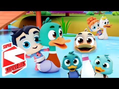 Five Little Ducks Went Swimming One Day Nursery Rhymes And Baby Songs