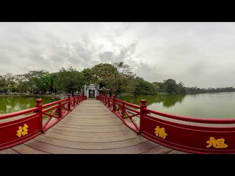 Hanoi in 360°: The Huc Bridge
